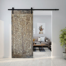 Tree Of Life Carved Sliding Barn Door Vintage Carved Wall Decor Panel