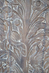 Magical Blessings Vintage Carved Door, Custom Barn Door 96