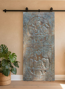 Vintage Kama Sutra Carved Wall Art Decor Custom Wall Panel Barn Door 