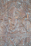 Kama Sutra Carved Door, Custom Unique Artistic Barn Door