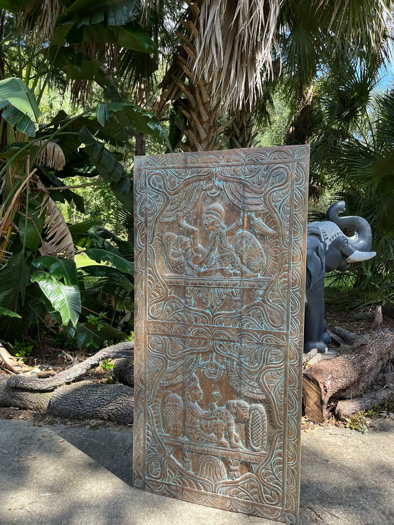 Vintage Kama Sutra Carved Wall Art Decor Custom Wall Panel Barn Door 