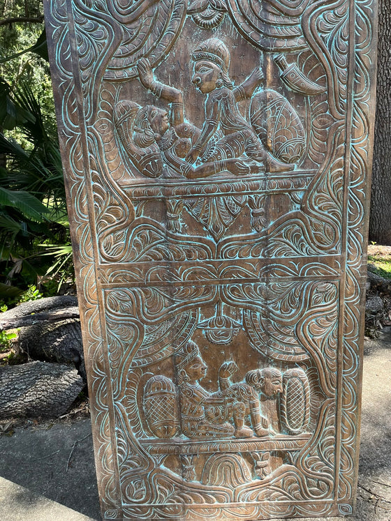 Vintage Kama Sutra Carved Wall Art Decor Custom Wall Panel Barn Door 