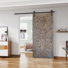  Vintage Carved Wood Kamasutra Wall Art Custom Barn Door 72x35