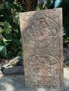 Vintage Carved Wood Kamasutra Wall Art Custom Barn Door 72x35