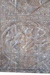 Vintage Carved Wood Kamasutra Wall Art Custom Barn Door 72x35