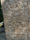 Vintage Carved Wood Kamasutra Wall Art Custom Barn Door 72x35