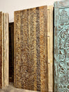 Tree Of Dreams Carved Sliding Barn Door Vintage Accent Door 96x42
