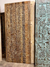 Tree Of Dreams Carved Sliding Barn Door Vintage Accent Door 96x42