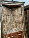 Antique HandCarved Bookshelf Corner Open Bookcase Farmhouse Decor