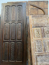 Vintage Carved Door Dark Woods Farmhouse Sliding Door 103x44in