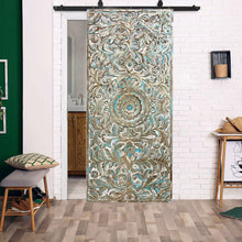  Hand Carved Lotus Door Headboard Natures Harmony Barn Door