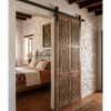 Vintage Carved Door Reclaimed Wood Farmhouse Barn Door 84x36