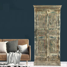  Stunning Bohemian Armoire Rustic Carved Wardrobe Farmhouse Cabinet 81
