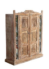 Antique Armoire Vintage Carved Small Cabinet Home Decor 45