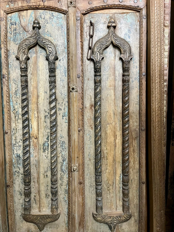 Medieval Antique Authentic Door Teak Wood Exterior Door Old Ornate Door 