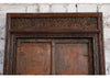 Antique Rustic Red Spanish Style Farmhouse Large Teak Doors 95