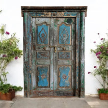  Antique Door with Frame Vintage Teak Portuguese Doors 85