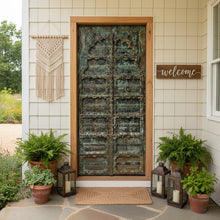  Antique Hand Carved Door Panels Scallop Arch Teak Exterior Double Doors
