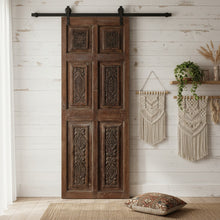  Vintage Rustic Wood Pantry Barndoor Hand Carved Statement Doors 