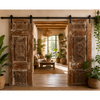 Antique Barn Doors Hand Carved Architectural Indian Double Door 