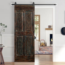  Antique Carved Door Wooden Farmhouse Sliding Barn Door Pantry Door 80x27