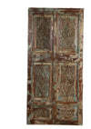 Vintage Carved Barn Door Distressed Reclaimed Wood Farmhouse Doors 