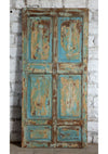 Vintage Carved Barn Door Distressed Reclaimed Wood Farmhouse Doors 