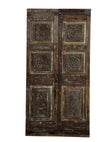 Vintage Farmhouse Door Mid-Century Wood Closet Door Barndoor 80x40