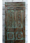 Vintage French Doors Floral Carved Door Sliding Barndoor Single Door 80x25.25