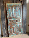 Antique Carved Door Rustic Farmhouse Vintage Barn Door 80x34.5