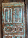 Antique Carved Door Rustic Farmhouse Vintage Barn Door 80x34.5