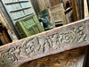 Antique Wall Sculpture Hand Carved Headboard Krishna Carved Wall Art 72x18