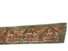 Antique Wall Sculpture Buddha Wall Art Panel Carved Headboard 72x18