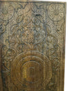 Vintage Farmhouse Wall Decor Lotus Carved Wood Headboard Home Decor