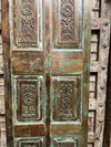 Antique Carved Sliding Door Vintage Reclaimed Wood Barndoor Panel 