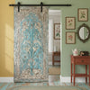 Artistic Carved Tree of Life Door – Decorative Wall Panel with Brass Studs