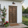 Antique Teak Double Doors – Rustic Ranch Farmhouse Entry Doors 