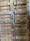 Antique Indian Door with Frame – Rustic Ranch Farmhouse Front Door Garden Door 