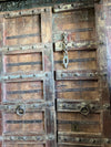 Antique Indian Door with Frame – Rustic Ranch Farmhouse Front Door Garden Door 