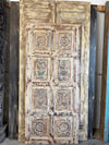 Vintage Carved Door Sandwashed Closet Bedroom Shabby Chic Sliding Barndoor 