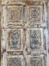 Vintage Carved Door Sandwashed Closet Bedroom Shabby Chic Sliding Barndoor 