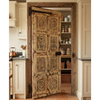 Vintage Floral Carved Wood Door