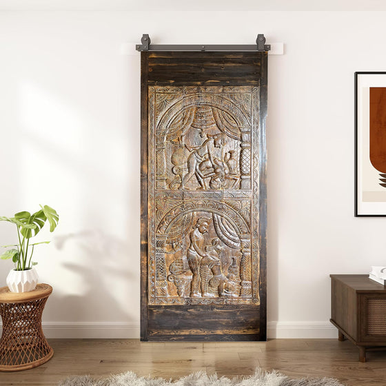 Kamasutra Carved Door Hand Carved Panel Vintage Barn Door Wall Art 96