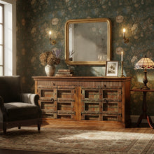  Antique Carved Credenza Buffet Storage Chest Sideboard 