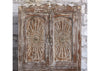 Antique Carved Cabinet Brass Studs Storage Armoire Bedroom Wardrobe 