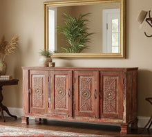  Antique Hand Carved Sideboard Ornate Carved Buffet Credenza