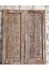 Antique Carved Barn Doors Brass Studs Sliding Double Door Hinged Door