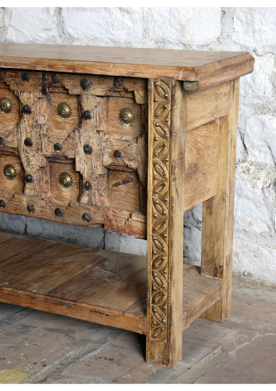 Antique Console Table Hand Carved Entryway Table Home Decor
