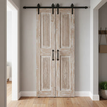  Antique Carved Double Barn Door Rustic Farmhouse Sliding Doors