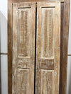 Antique Carved Double Barn Door Rustic Farmhouse Sliding Doors 80x26